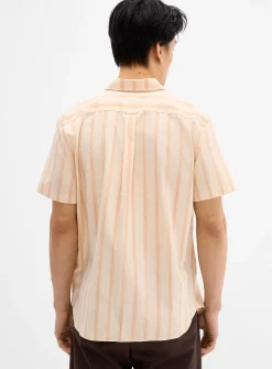 Peach stripe shirt