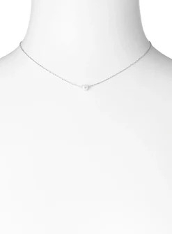 Pearl charm necklace