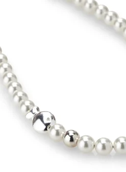 Pearls and fish necklace