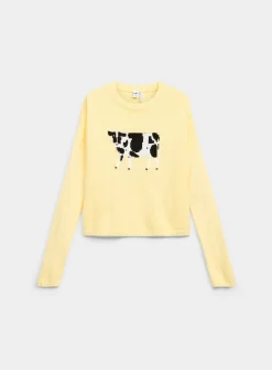 Picture jacquard sweater