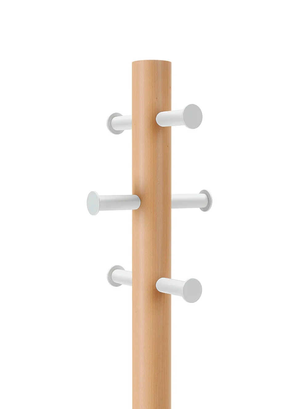 Pillar stool and coat rack