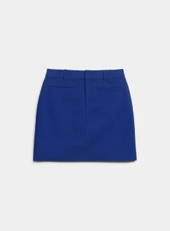Piped pockets structured skort