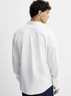 Piqué-knit shirt