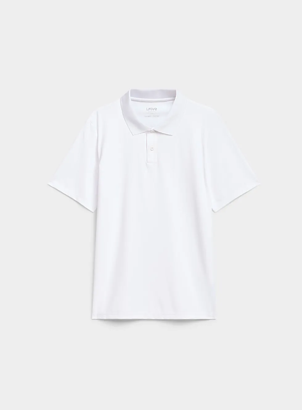 Piqué-style microfibre golf polo