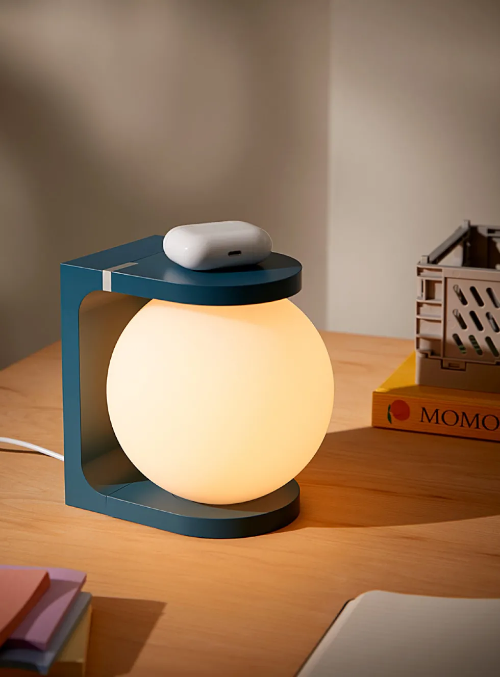 Playful tech table lamp