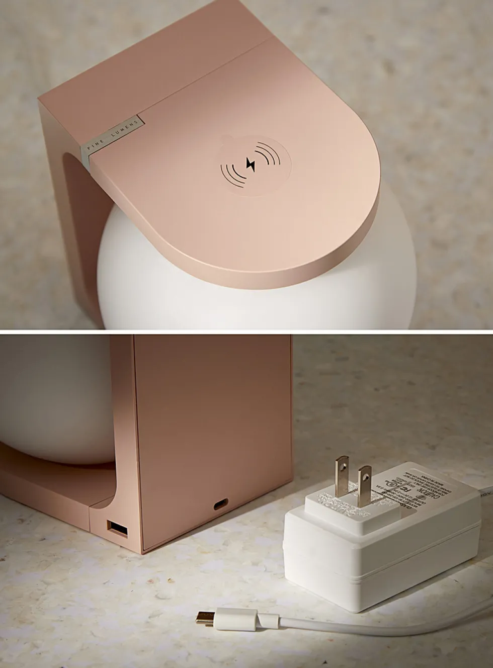 Playful tech table lamp