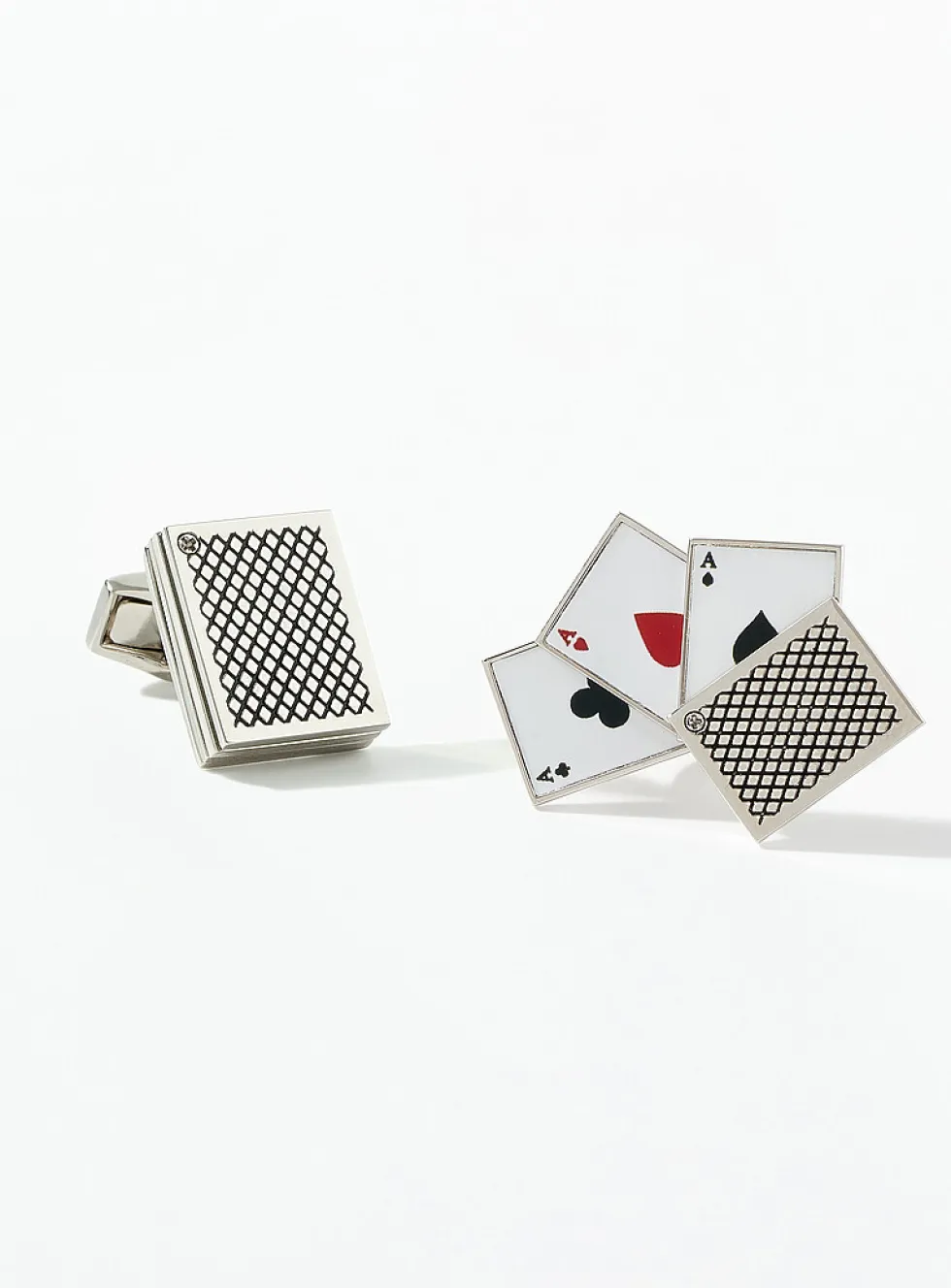 Playing cards cufflinks