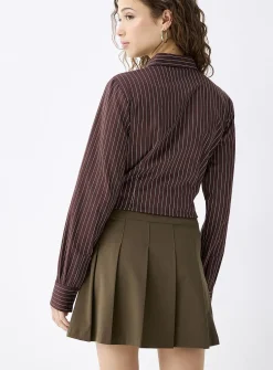 Pleated dress skirt
