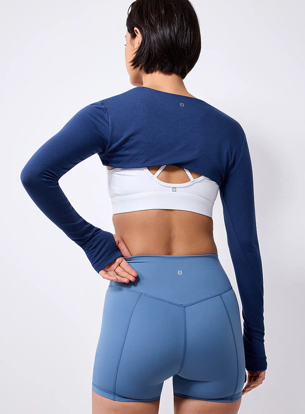 Plump jersey slim-fit bolero