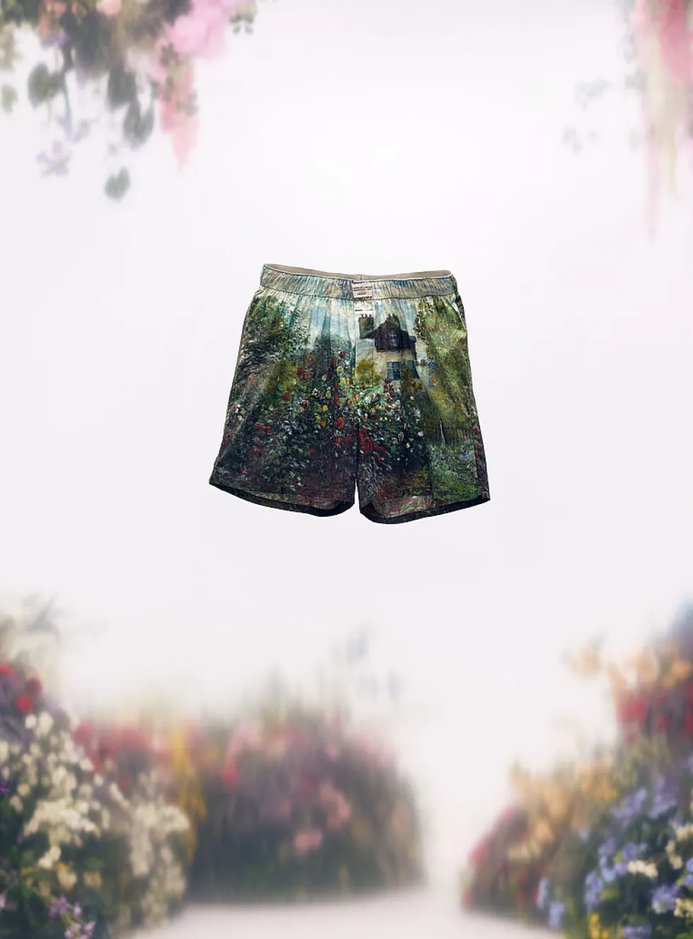 Poetic painting poplin boxer