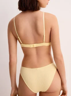 Pointelle knit high-cut cheeky panty