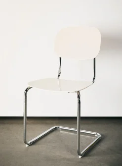 Polycarbonate and metal chairs