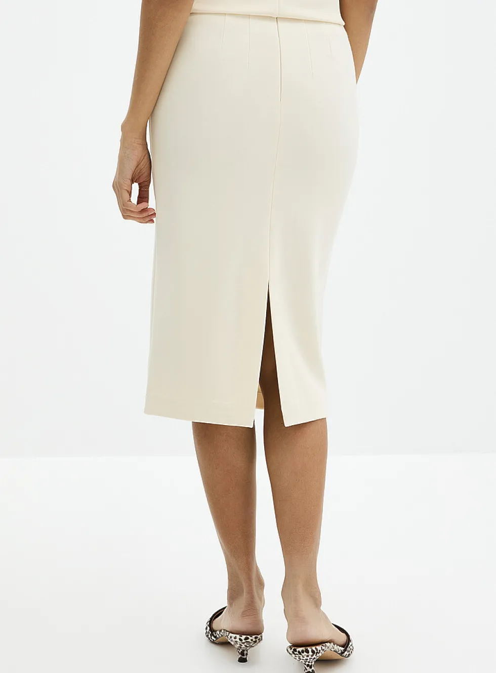 Ponte pencil skirt