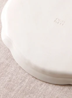 Porcelain retro dessert plate