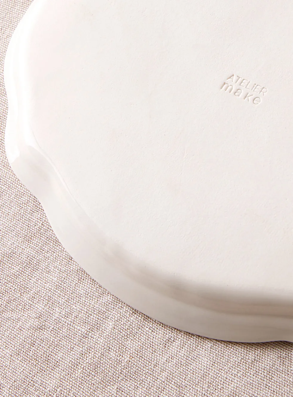 Porcelain retro dessert plate