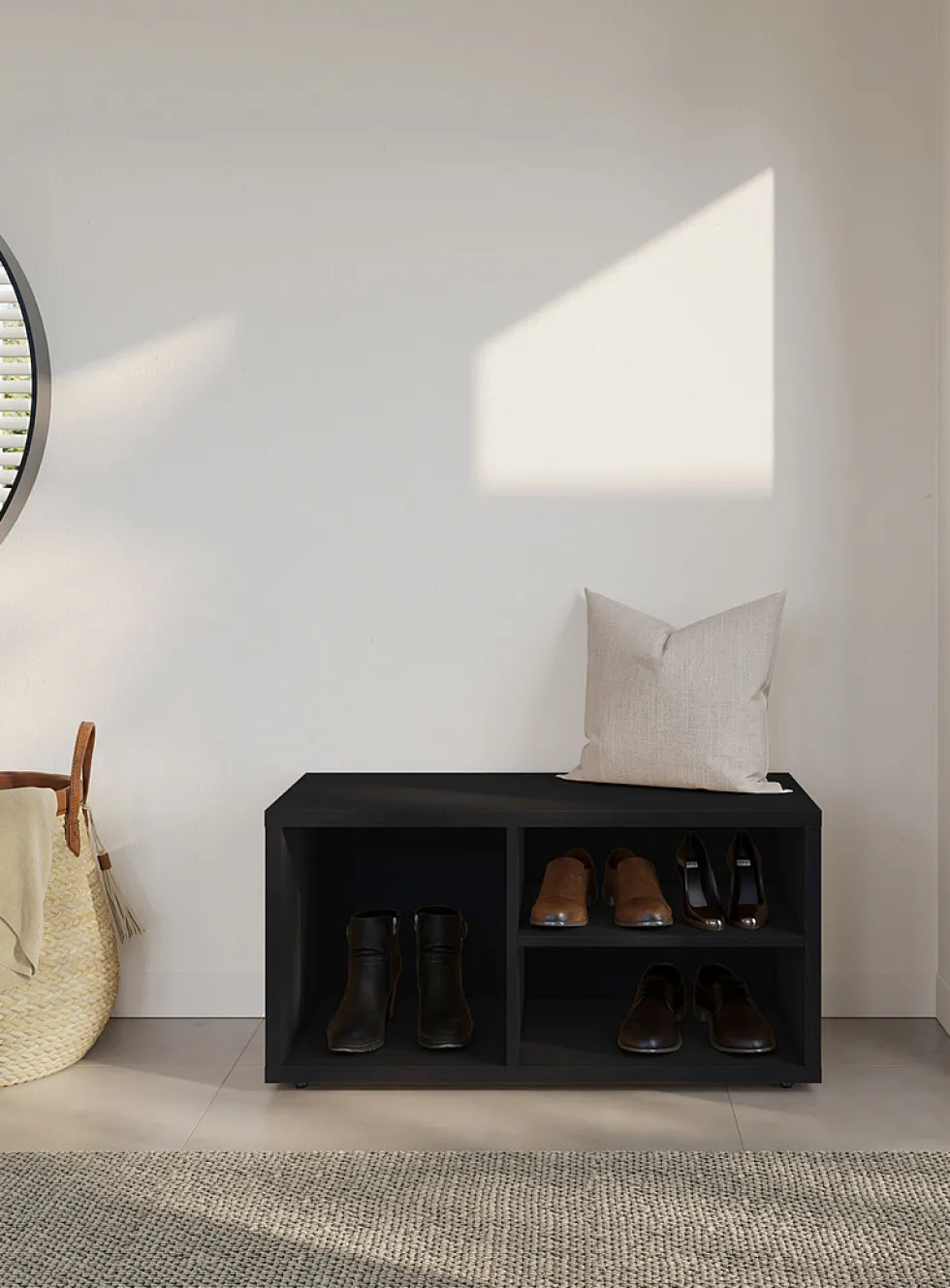 Porto bench with storage