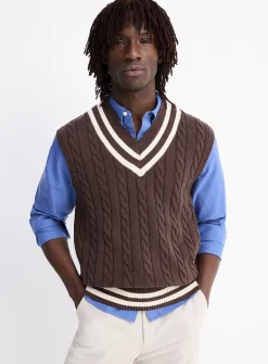 Preppy sweater vest