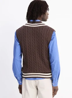 Preppy sweater vest