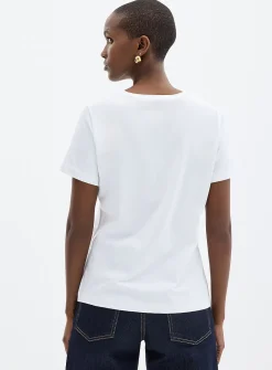 Printed Pima cotton T-shirt