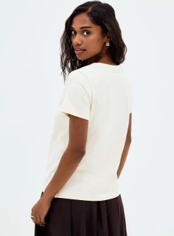 Printed Pima cotton T-shirt