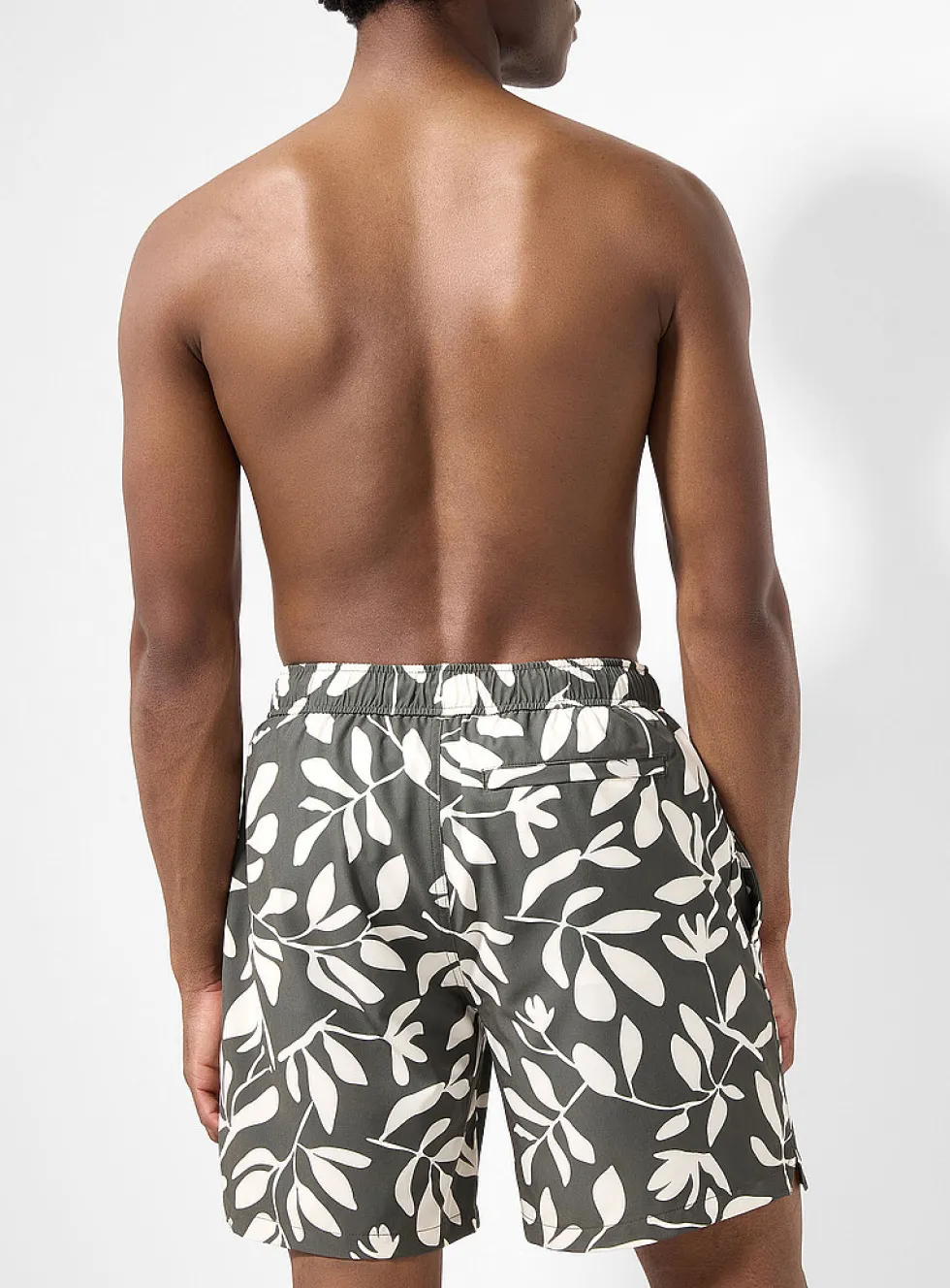 Printed stretch swim short