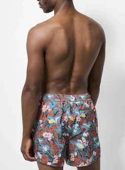 Printed stretch swim short