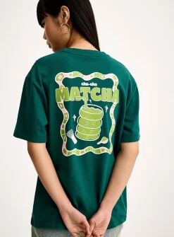 Printed washed T-shirt