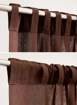 Pure cotton solid curtain