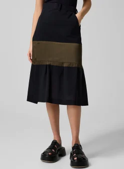 Pure wool midi dress