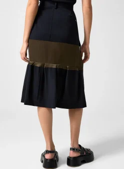 Pure wool midi dress
