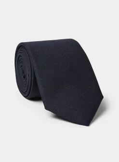 Pure wool solid tie