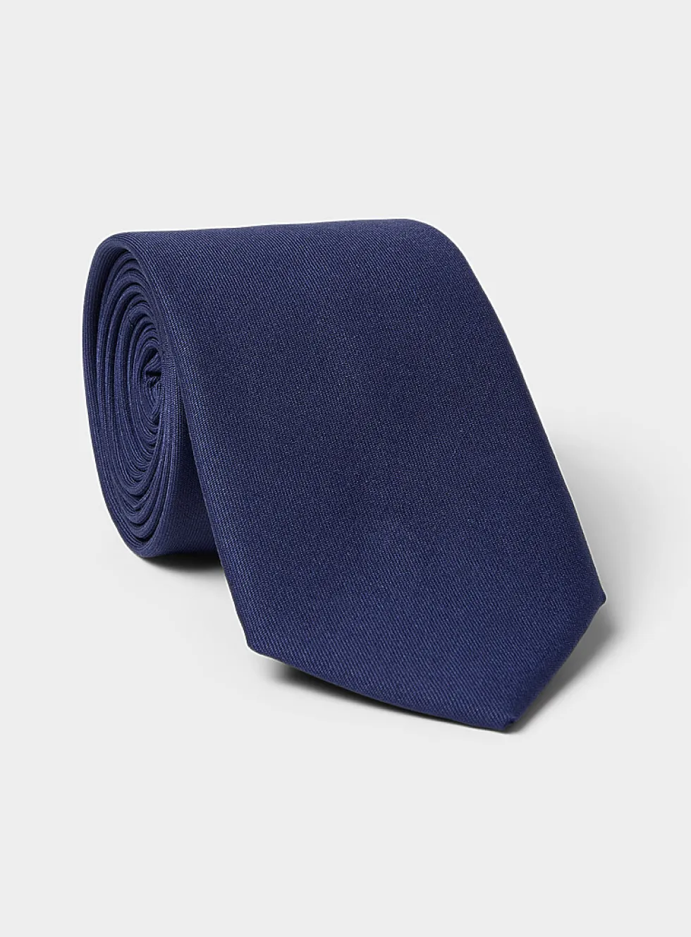 Pure wool solid tie