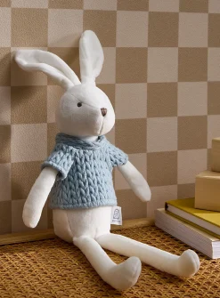 Rabbit plush with sweater