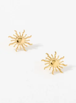 Radiant sun earrings