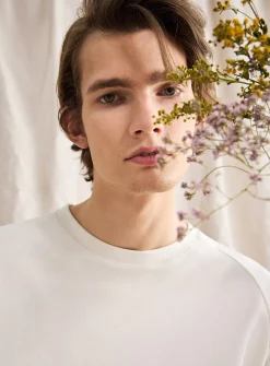 Raglan sleeve boxy T-shirt