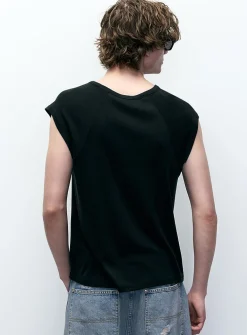 Raglan-sleeve lightweight jersey T-shirt