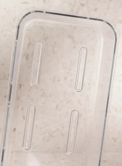 Rectangular shower basket