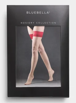 Red garter stay-ups
