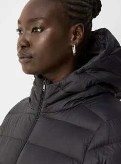 Reprocessed nylon half-length coat