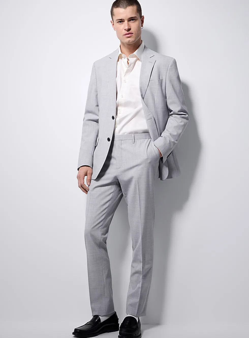 Responsible wool stretch pant