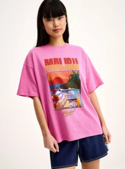 Retro sunset boxy-fit T-shirt