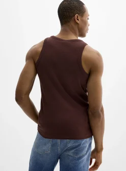 Ribbed jersey cami