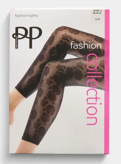 Romantic roses fishnet legging