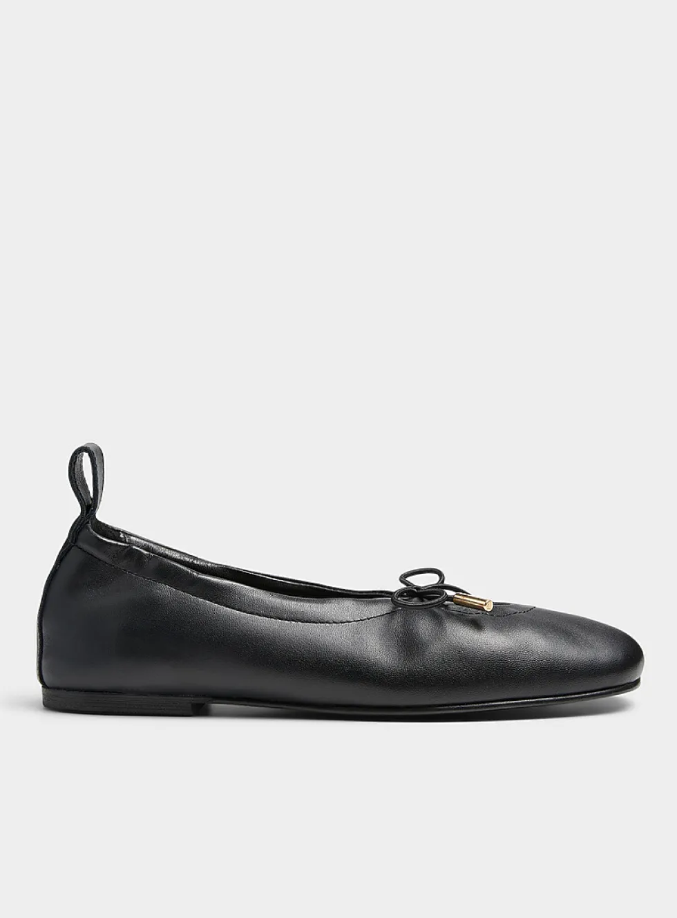Rosalind bow leather ballet flats