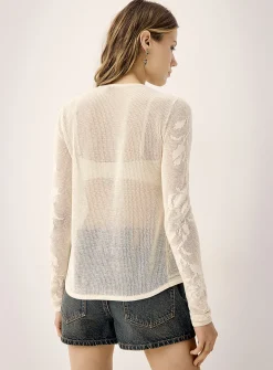 Roses crocheted cardigan
