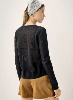 Roses crocheted cardigan