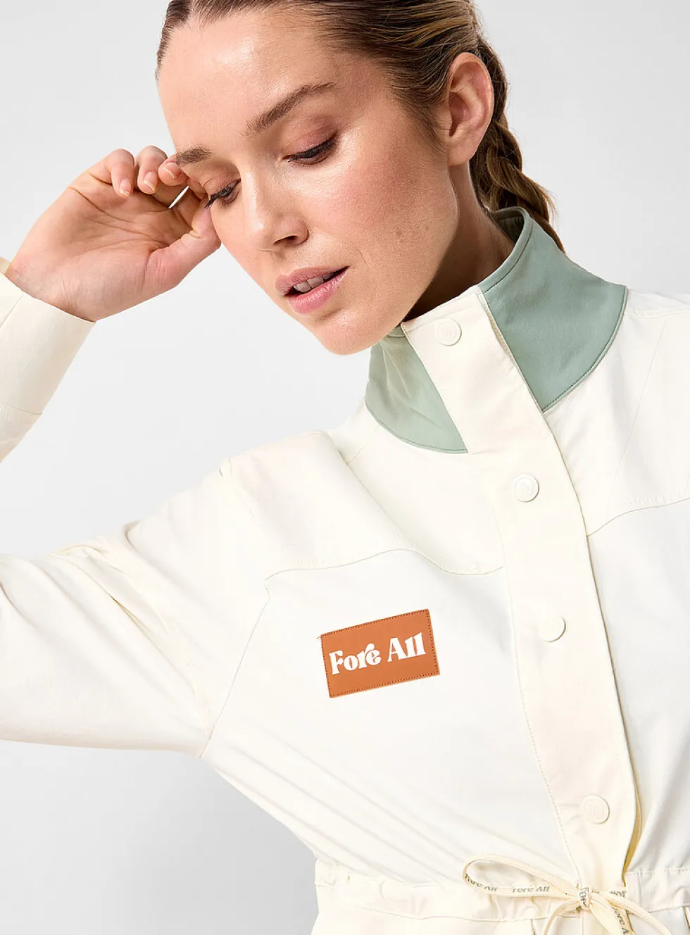 Rowland stretch windbreaker golf jacket