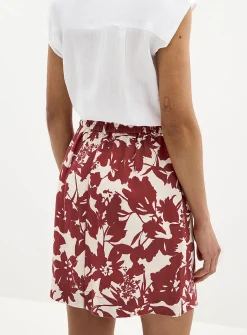 Ruby garden pure linen skort