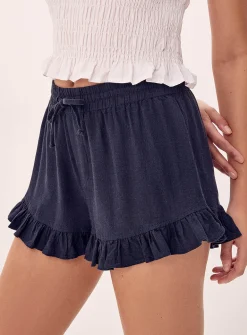 Ruffled mini short