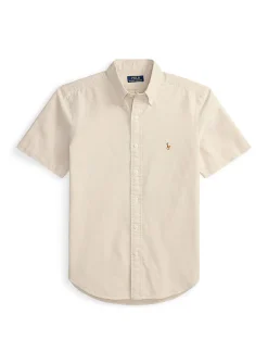 Sand Oxford shirt